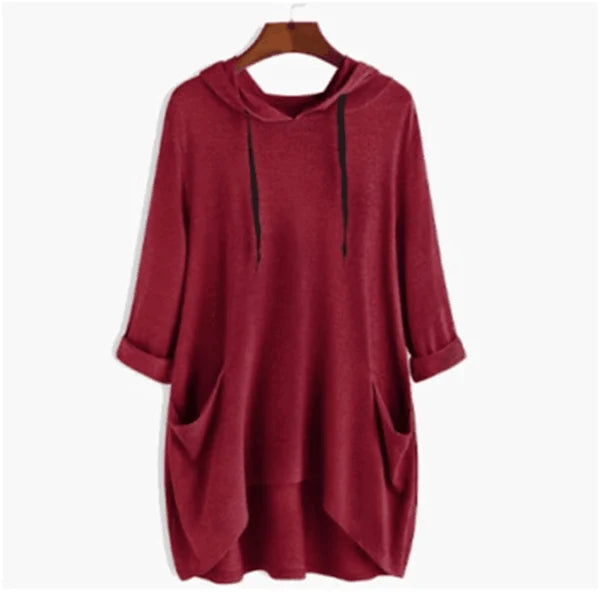 Katinka Damen Sweatshirt mit unregelmäßigen Taschen