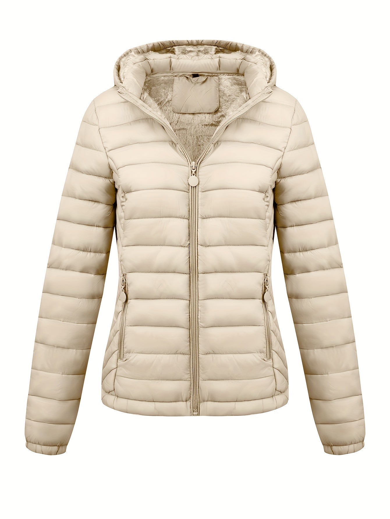 Wikran Damen Steppjacke mit Reißverschluss