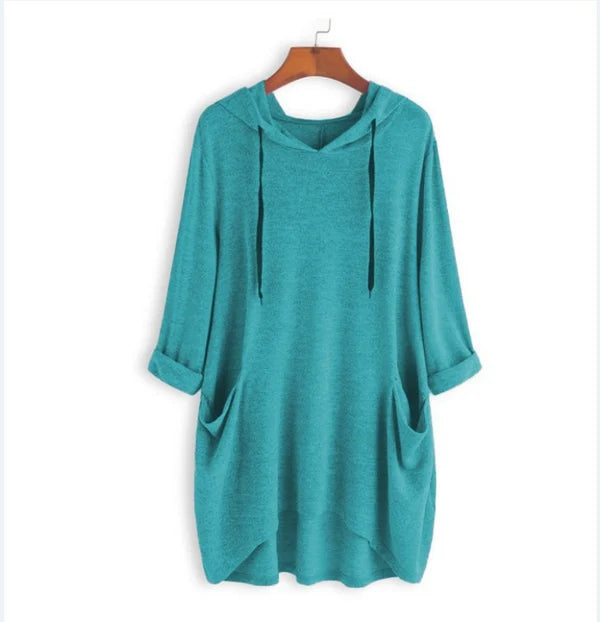 Katinka Damen Sweatshirt mit unregelmäßigen Taschen