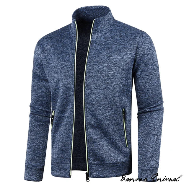 Fudus Sweatshirt mit umgeklapptem Kragen