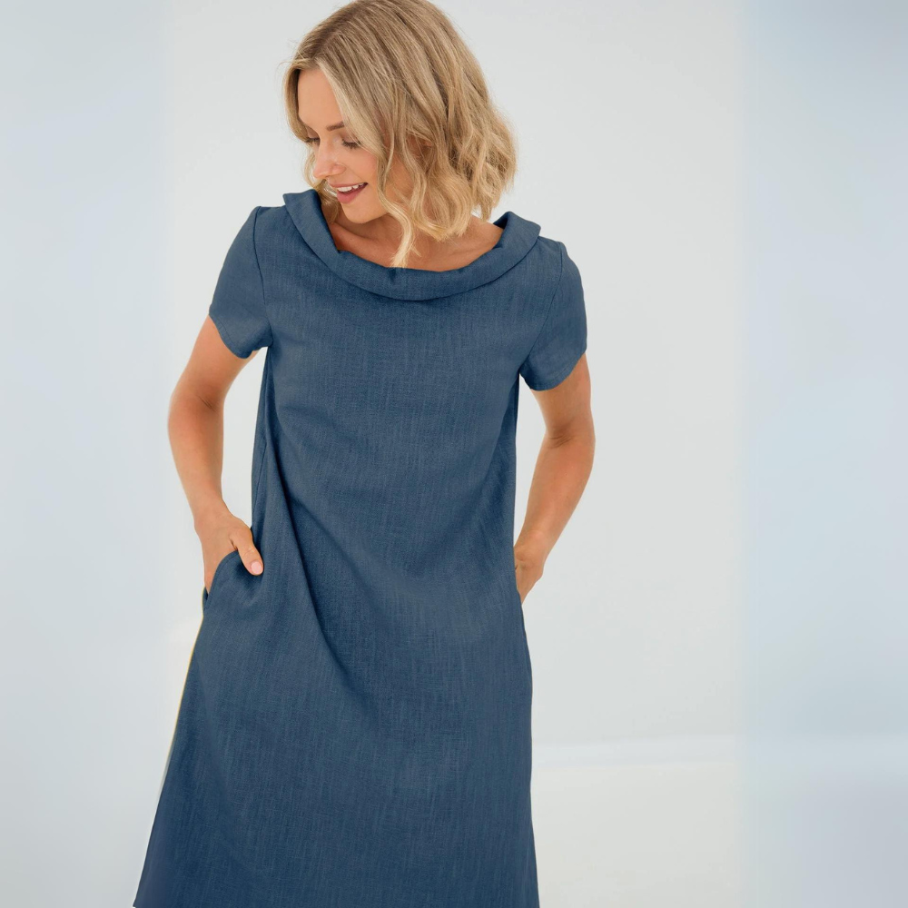 Elegantes Leinen Sommerkleid Lara