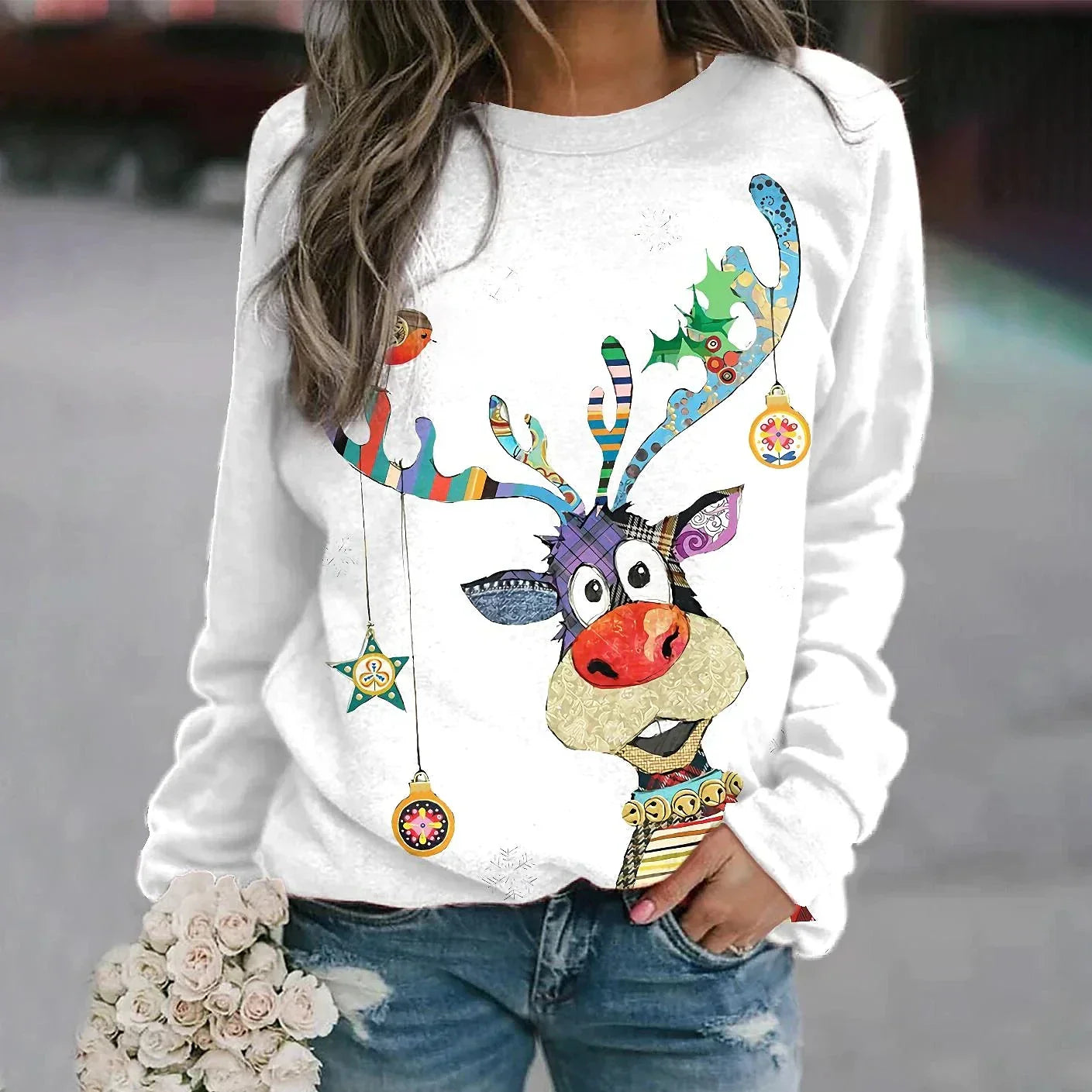 Weicher Weihnachtspullover Raya