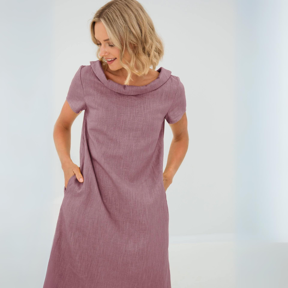 Elegantes Leinen Sommerkleid Lara