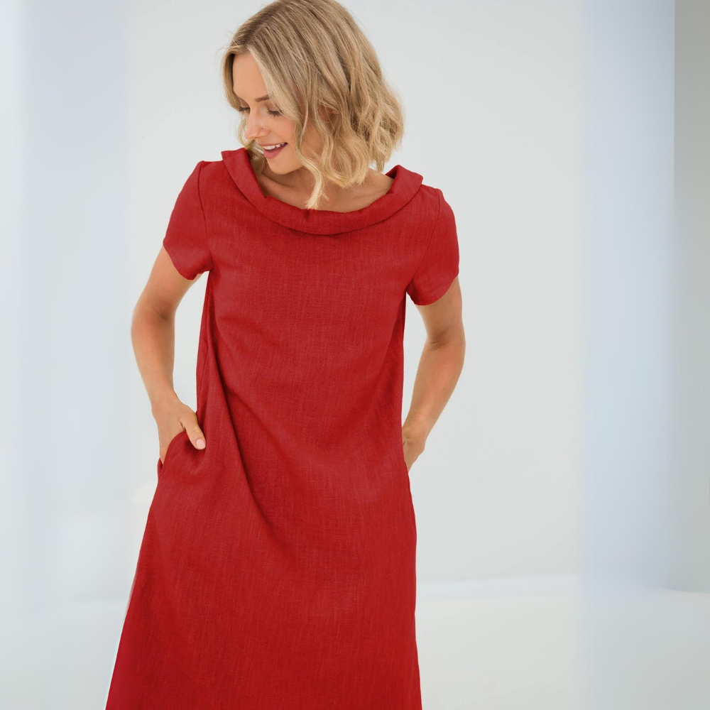 Elegantes Leinen Sommerkleid Lara