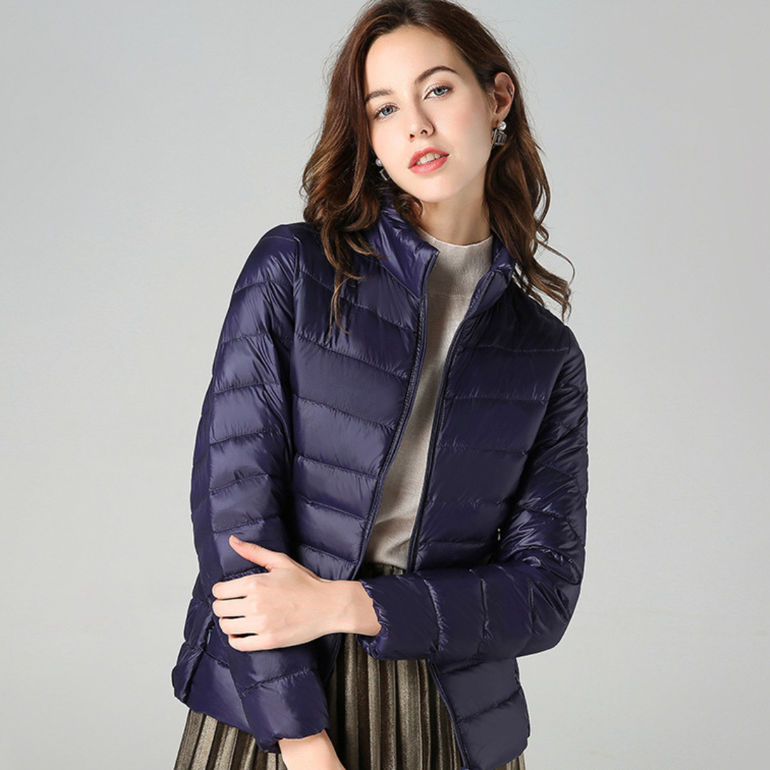 Weiche Baumwoll-Daunenjacke Sophie™