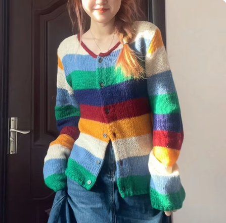 Wina Damenpullover mit Rundhalsausschnitt und Farbe