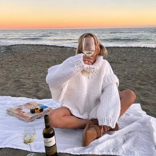 Winter-Rollkragenpullover von Yulia Joy