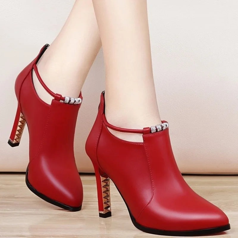 Hannelore® | Kurzboots mit Gürtelschließe