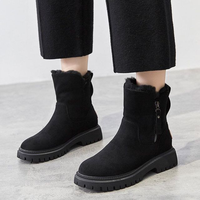 Damen-Stiefel mit Reißverschluss und Dekorationen von Lea