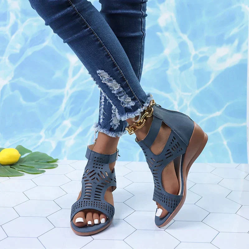MODEGEIST Damen-Sandalen mit orthopädischer Funktion