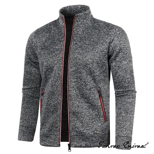 Fudus Sweatshirt mit umgeklapptem Kragen