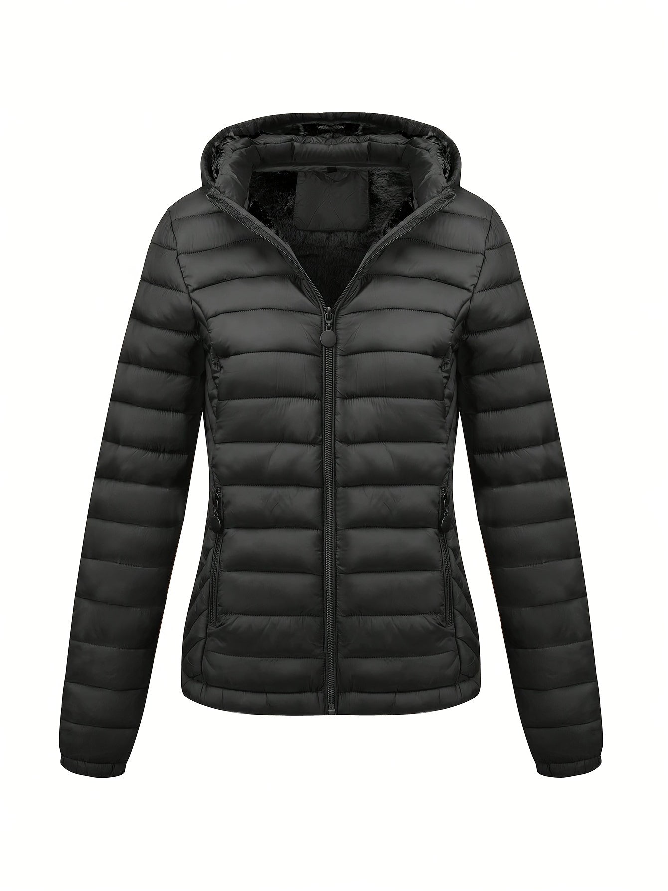 Wikran Damen Steppjacke mit Reißverschluss
