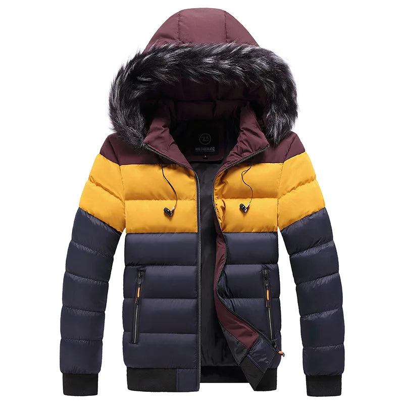 Winterjacke Bonafita mit Kapuze und Fellbesatz