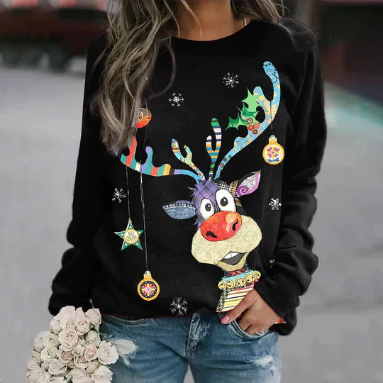 Weicher Weihnachtspullover Phaedra