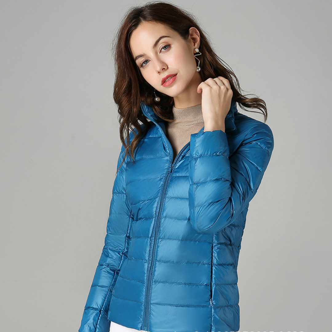 Weiche Baumwoll-Daunenjacke Sophie™