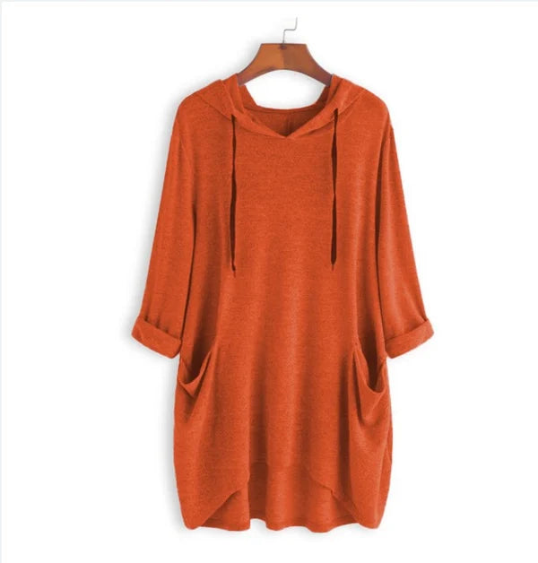 Katinka Damen Sweatshirt mit unregelmäßigen Taschen