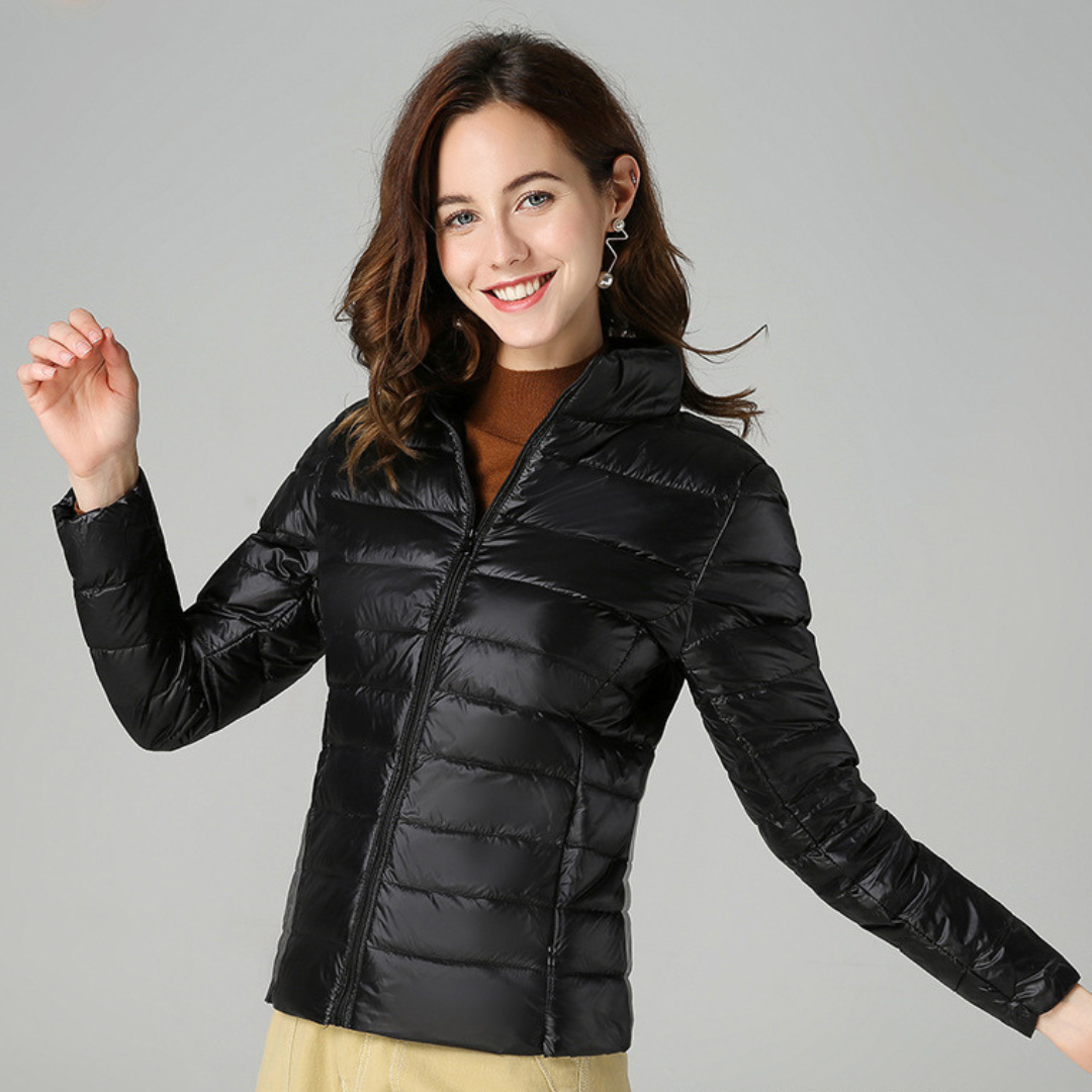 Weiche Baumwoll-Daunenjacke Sophie™
