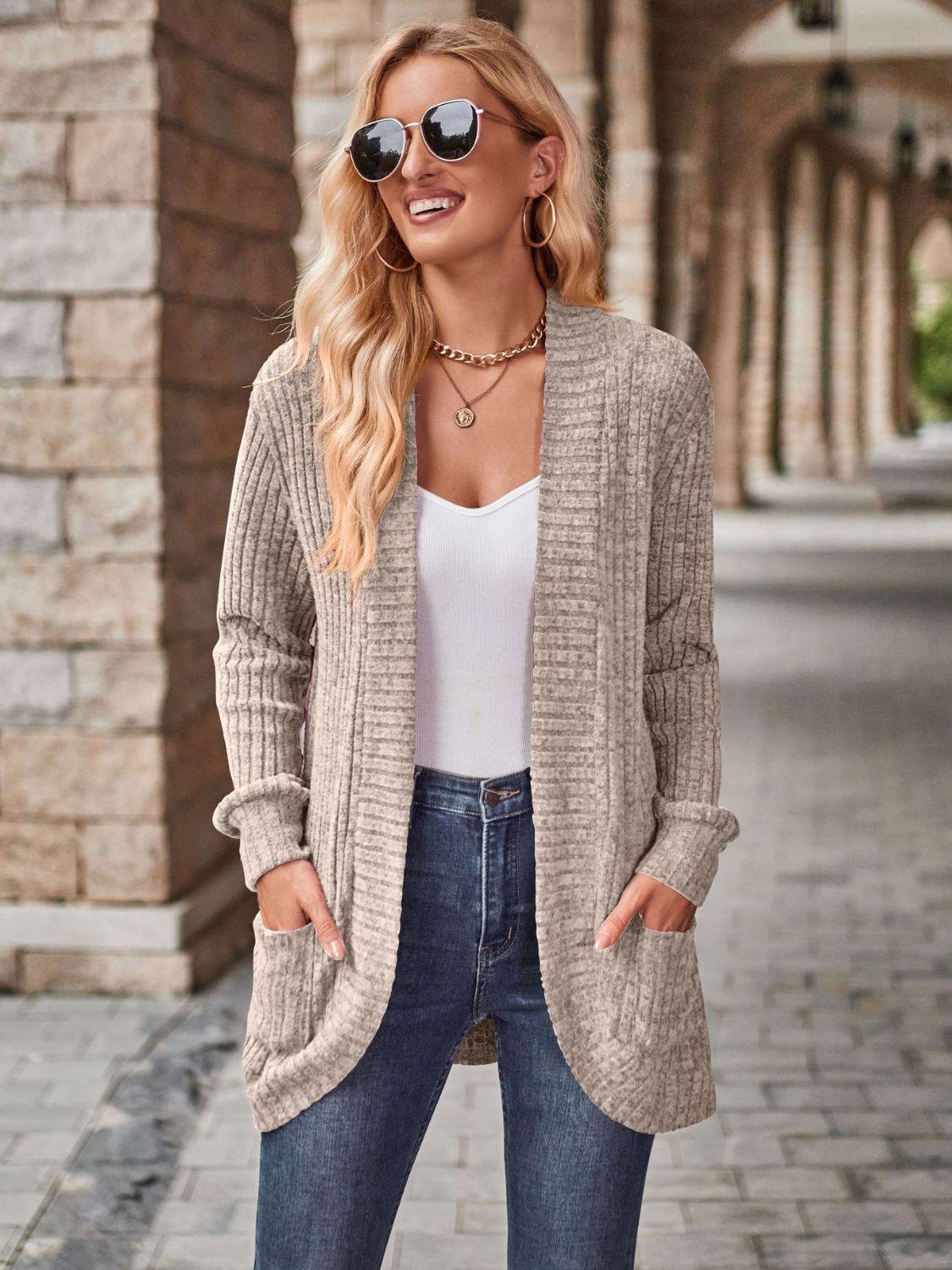 Weiche Winterstrickjacke für Damen