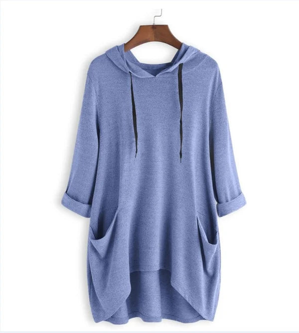 Katinka Damen Sweatshirt mit unregelmäßigen Taschen
