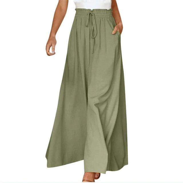 Weite Leinenhose Safiya für Frühling & Sommer