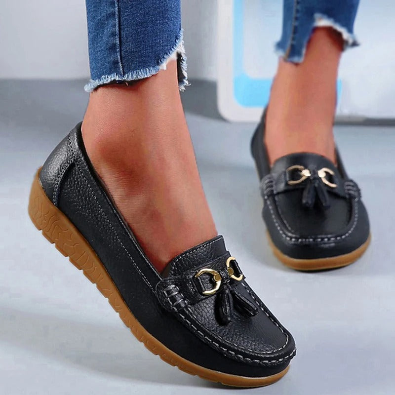 Ida® | Komfortable Loafer mit Quasten