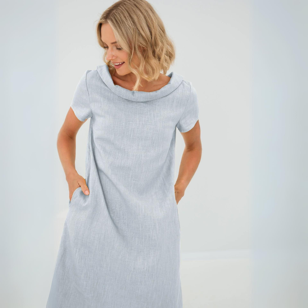 Elegantes Leinen Sommerkleid Lara