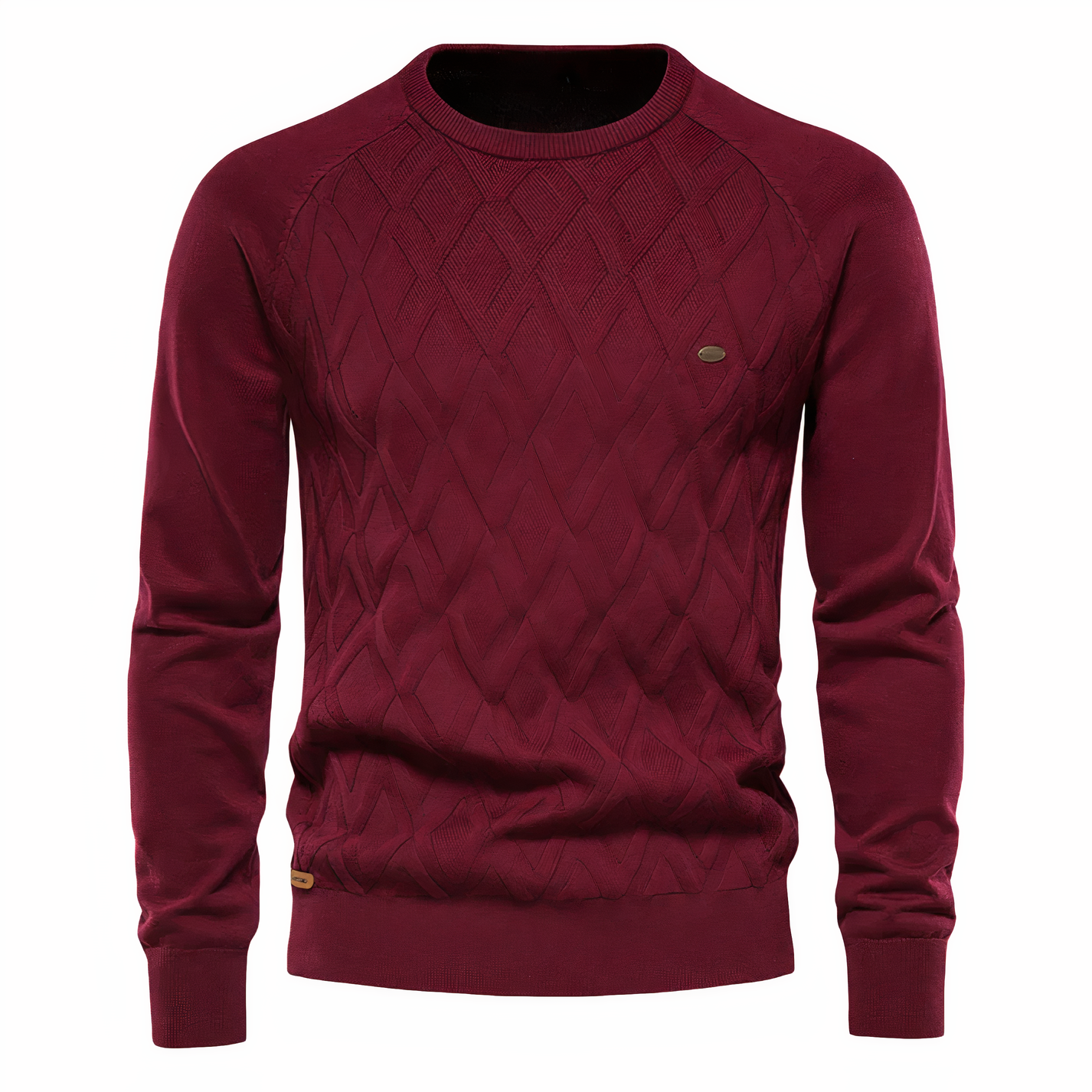 Herren-Pullover mit Rautenmuster – Adam