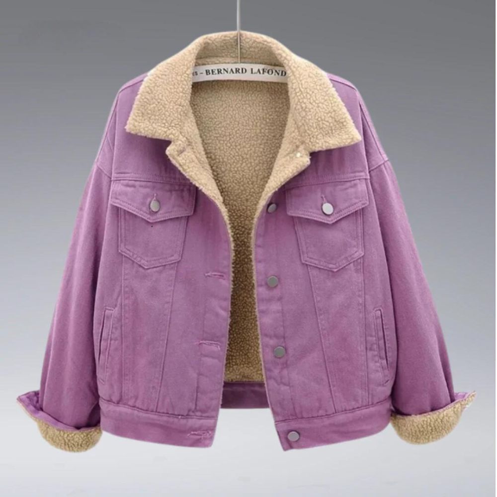 Winterjacke aus Denim für Damen – Modell Anelie