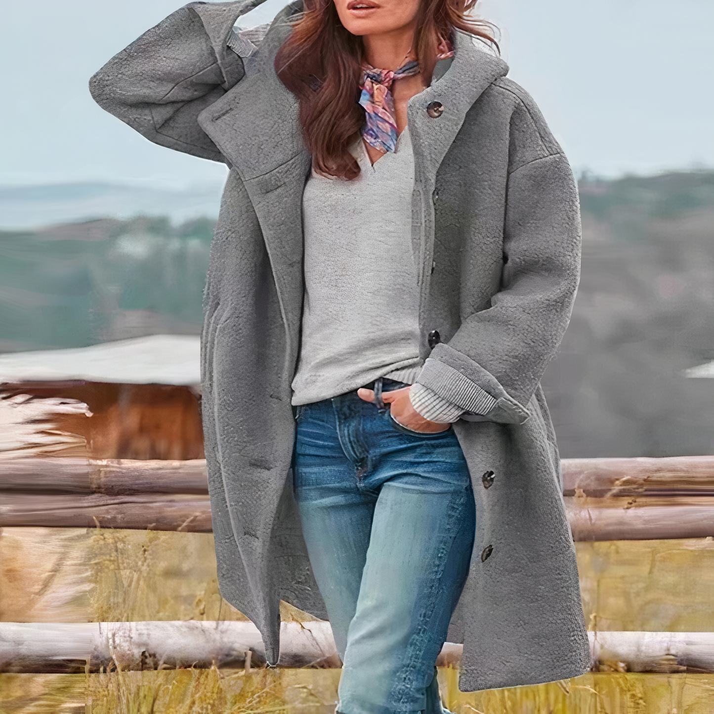 Wollmantel Averie – elegant