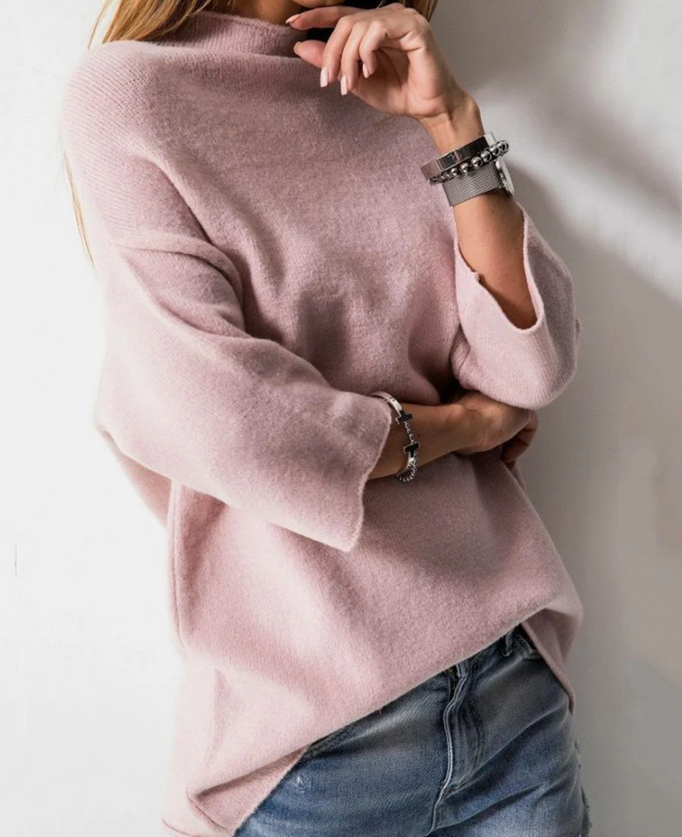Weicher Langarm-Pullover für Damen
