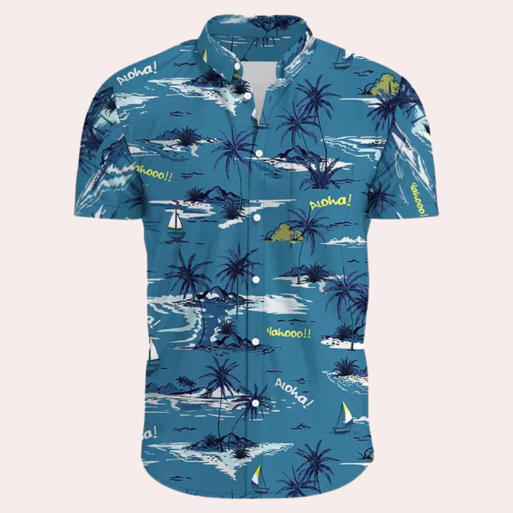 Modernes Hawaiihemd für Herren - Dex