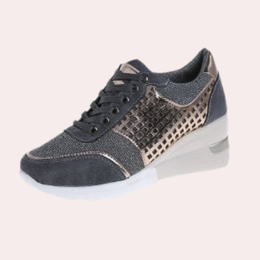 Trendige Sneakers mit elegantem Keilabsatz