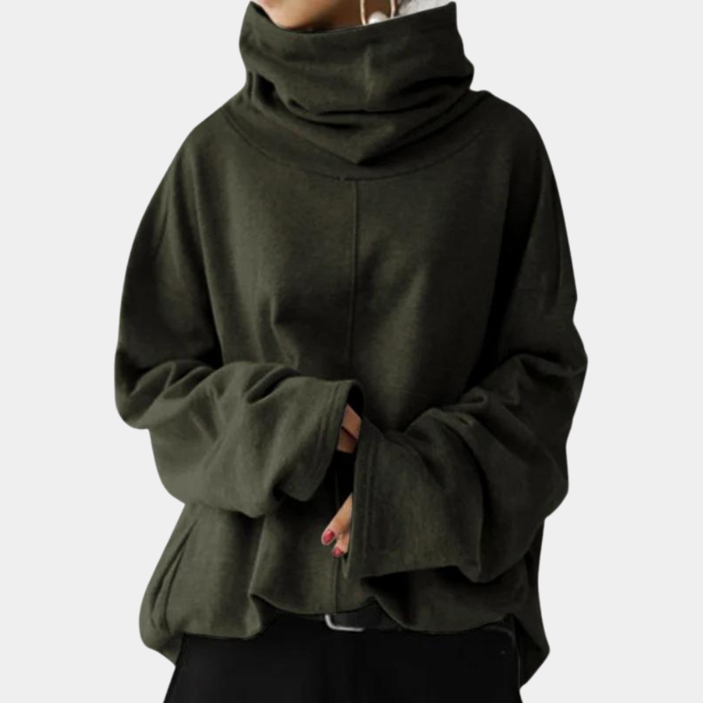 Trendiger Rollkragenpullover für Damen im stylischen Design
