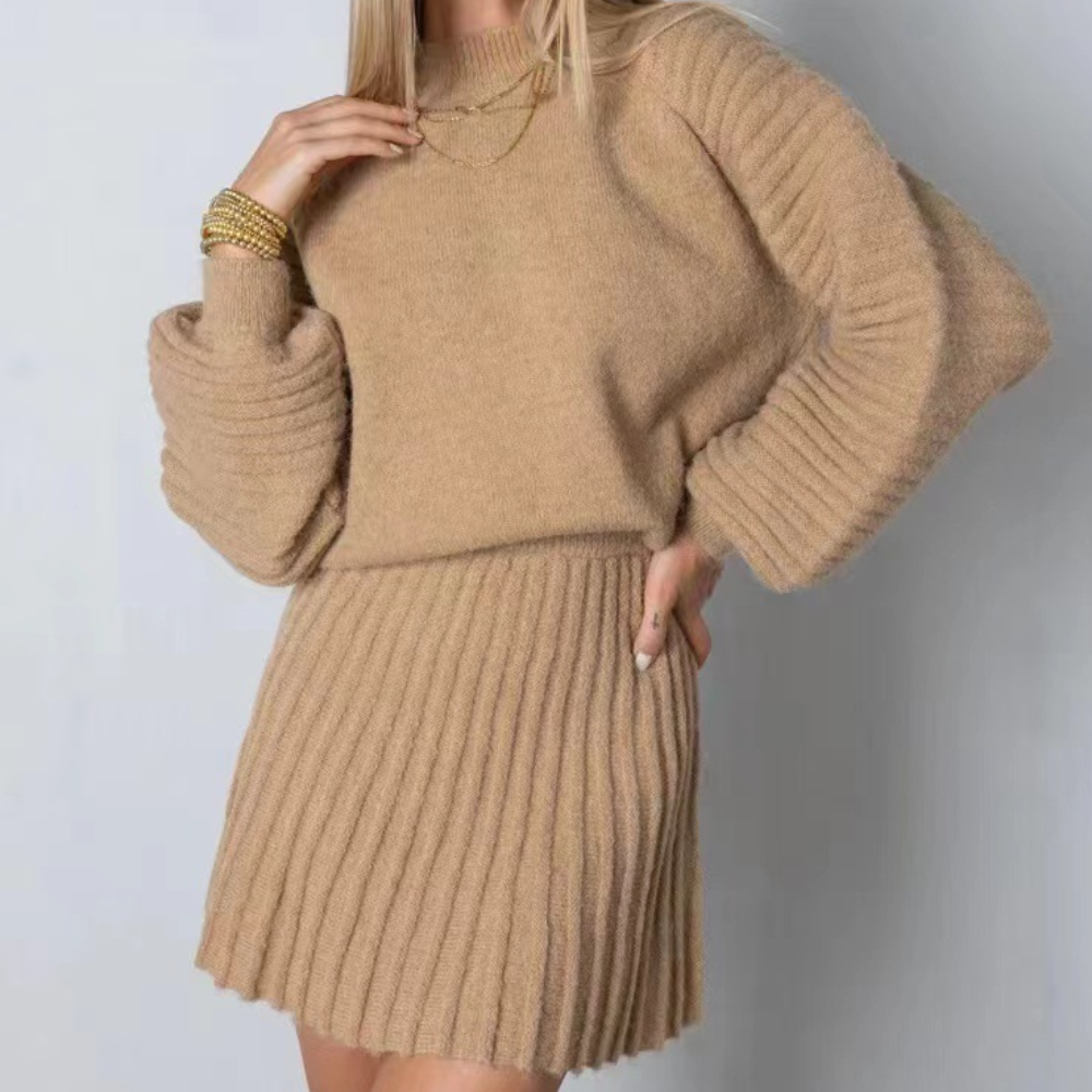 Norra – Elegantes Wildleder-Set (2 Teile) für Damen