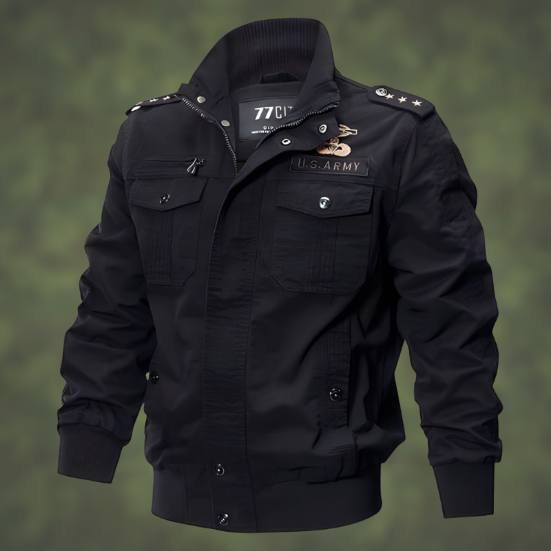 Nicholas Military Bomber Jacket