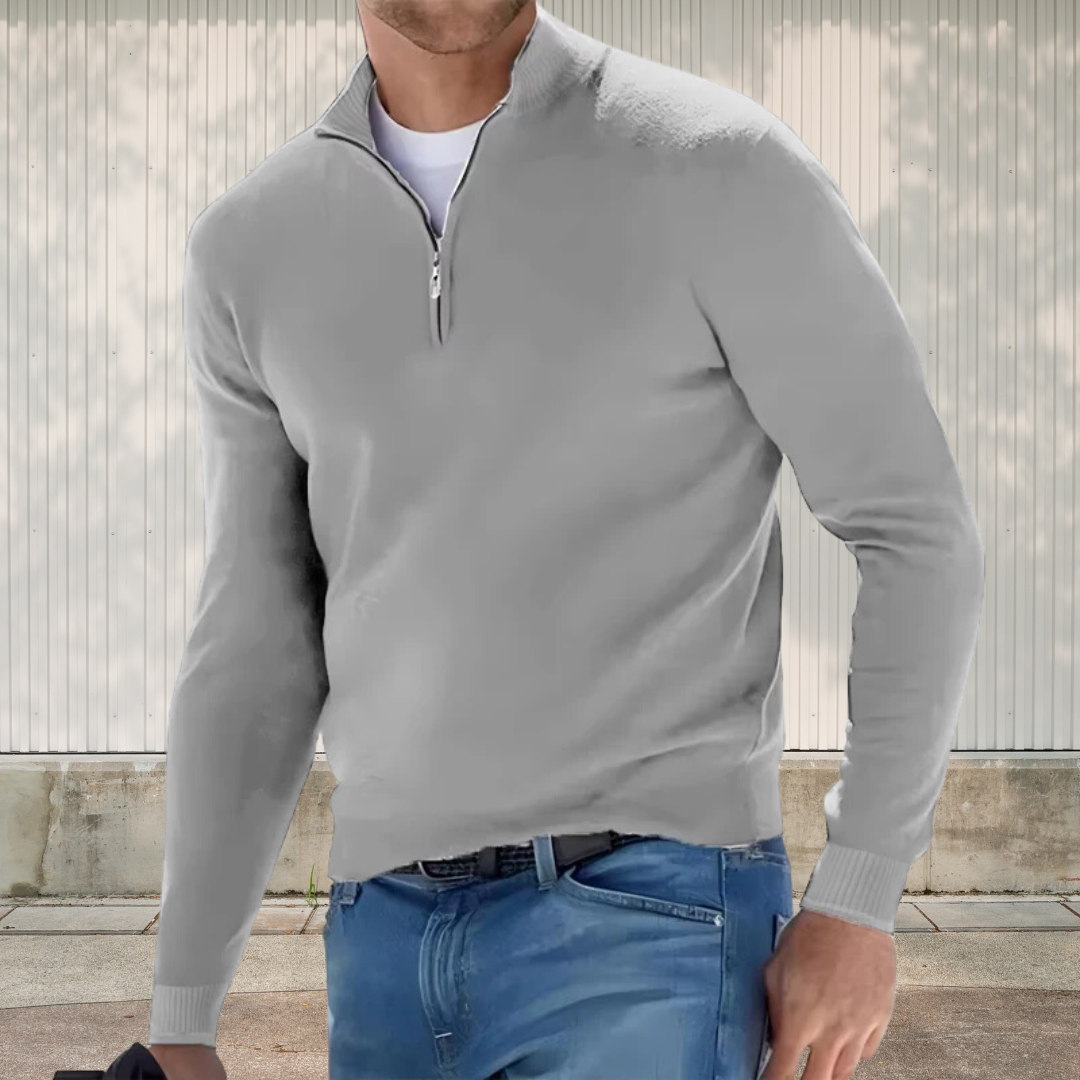 Weicher, warmer und vielseitiger Fudus Halbzip-Pullover