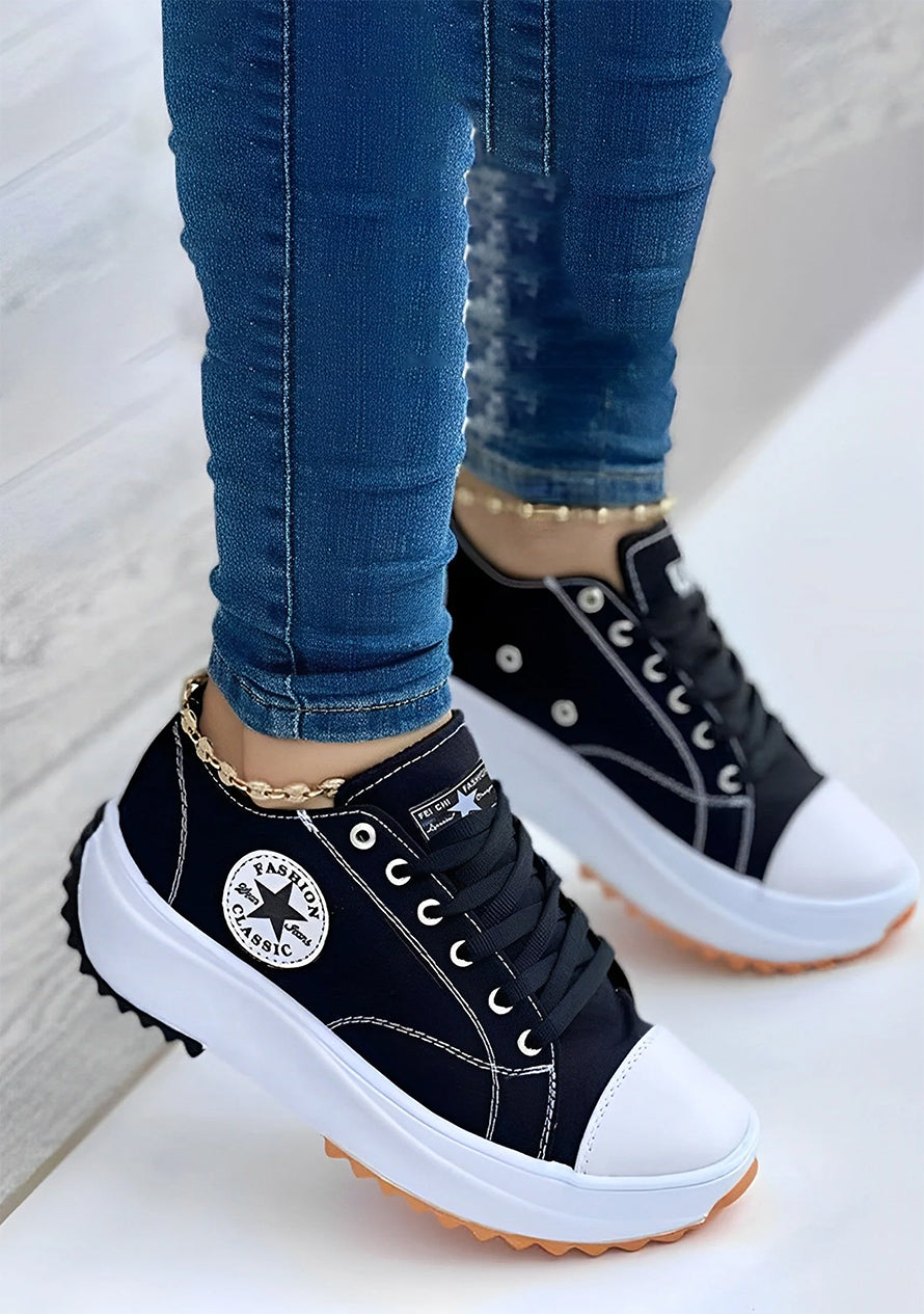Damen Canvas-Turnschuhe