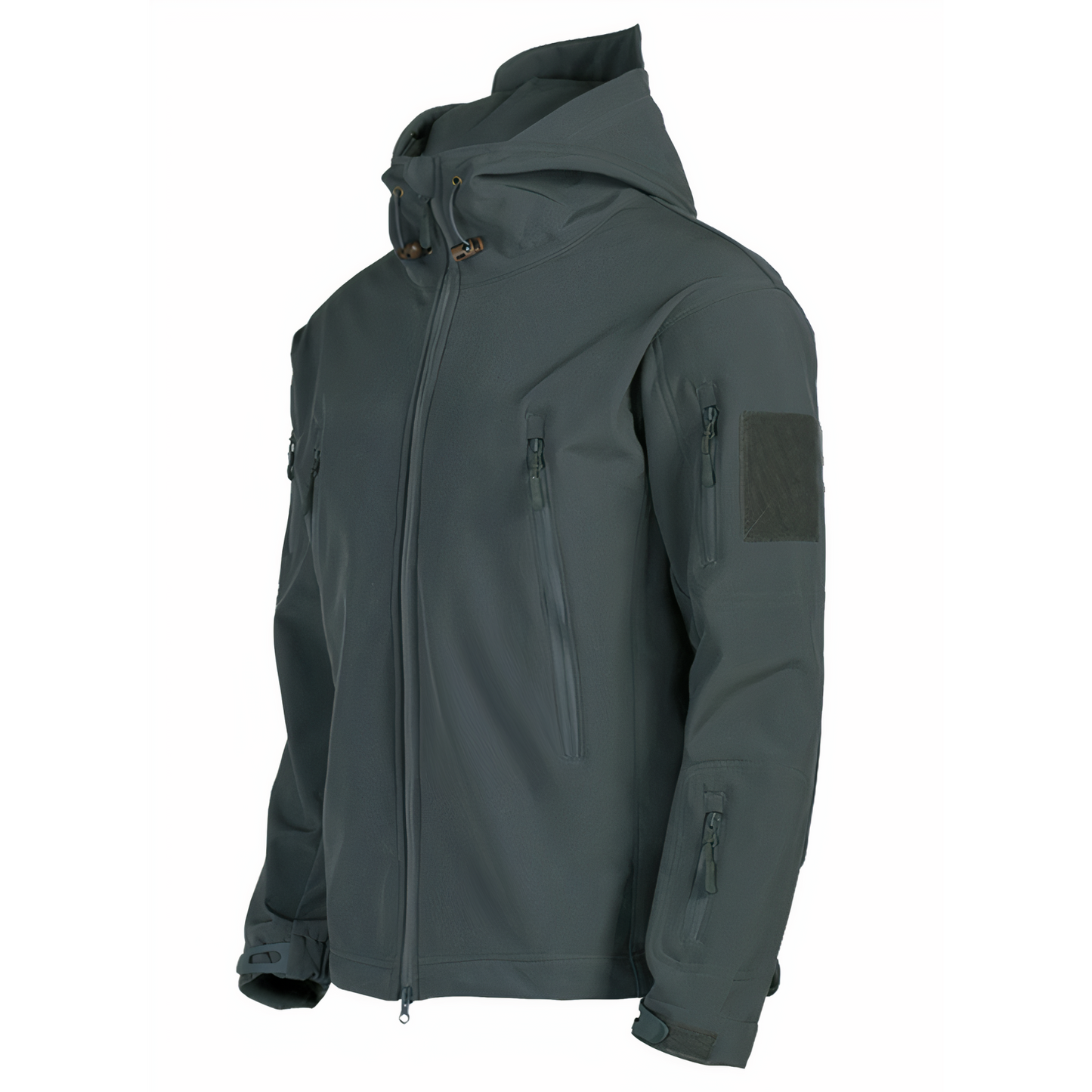 Wasserdichte Kapuzenjacke im Armee-Stil - Dawson