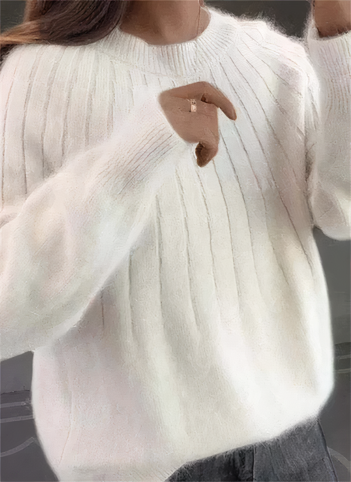 Weicher Strickpullover Frida
