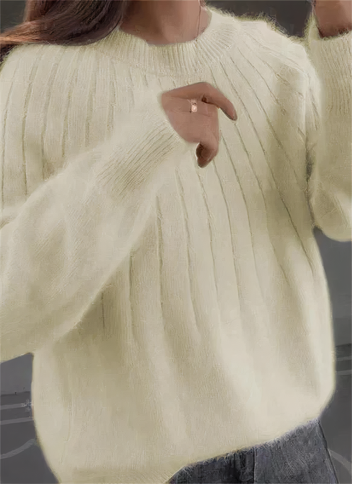Weicher Strickpullover Frida