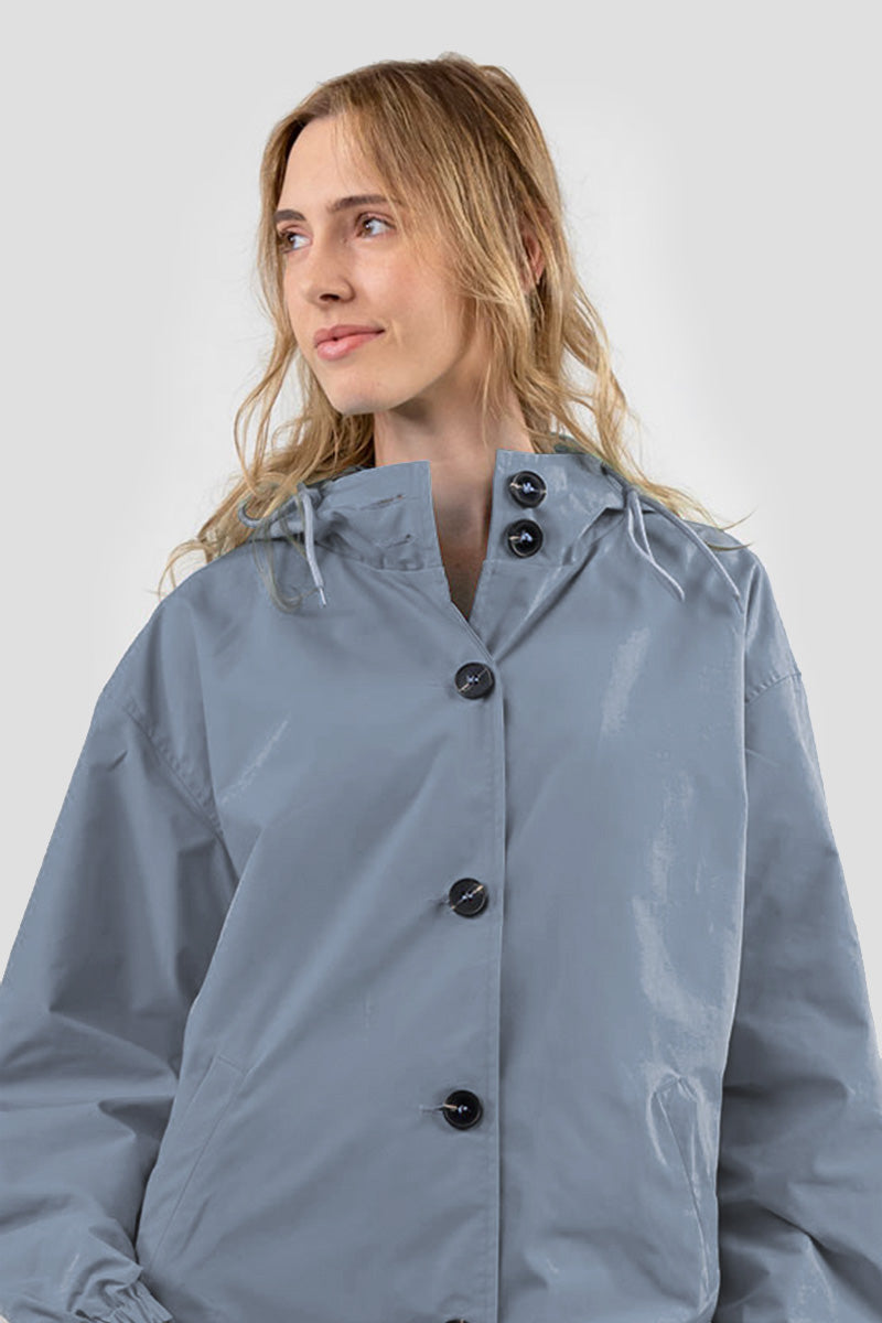 Windjacke in Puderblau
