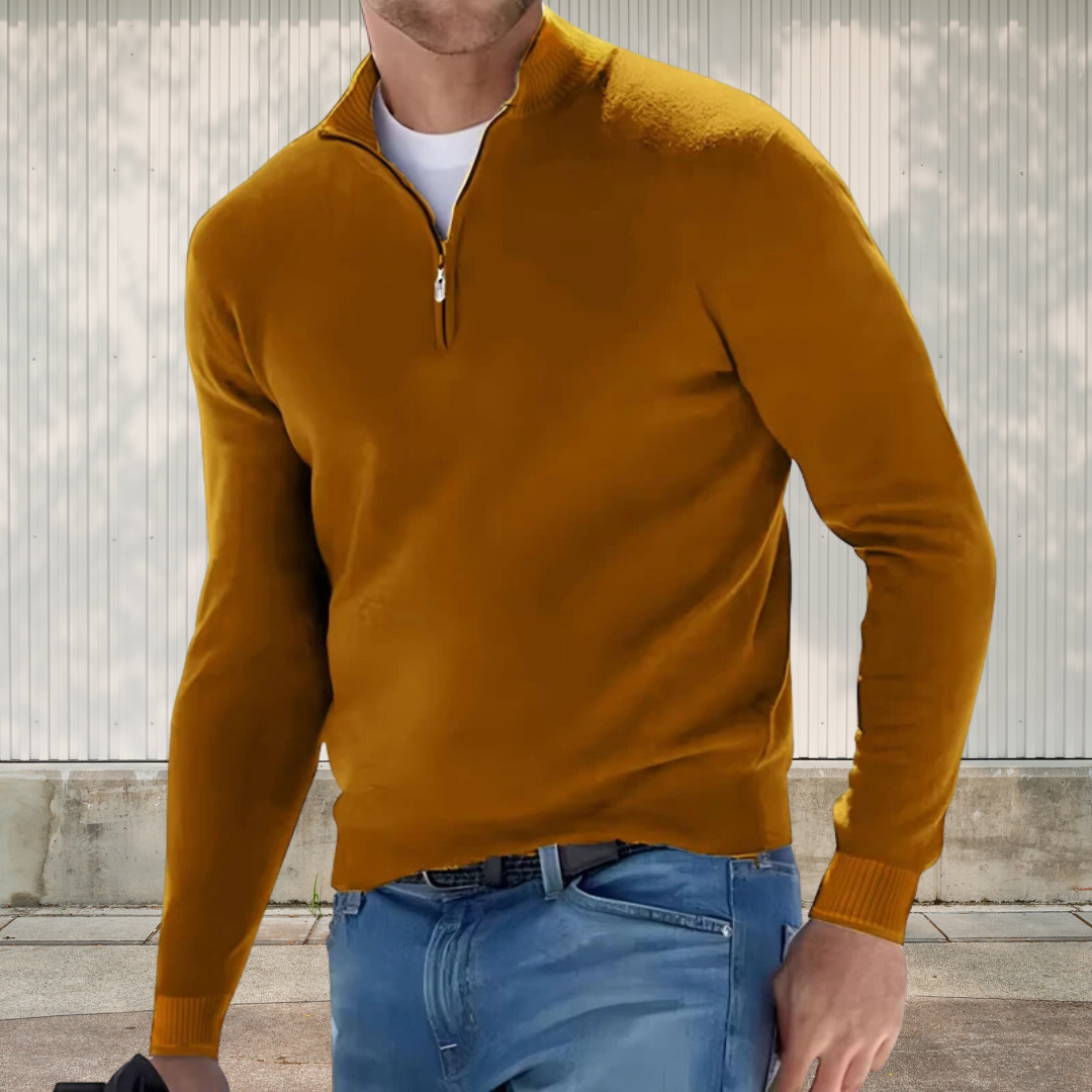Weicher, warmer und vielseitiger Fudus Halbzip-Pullover