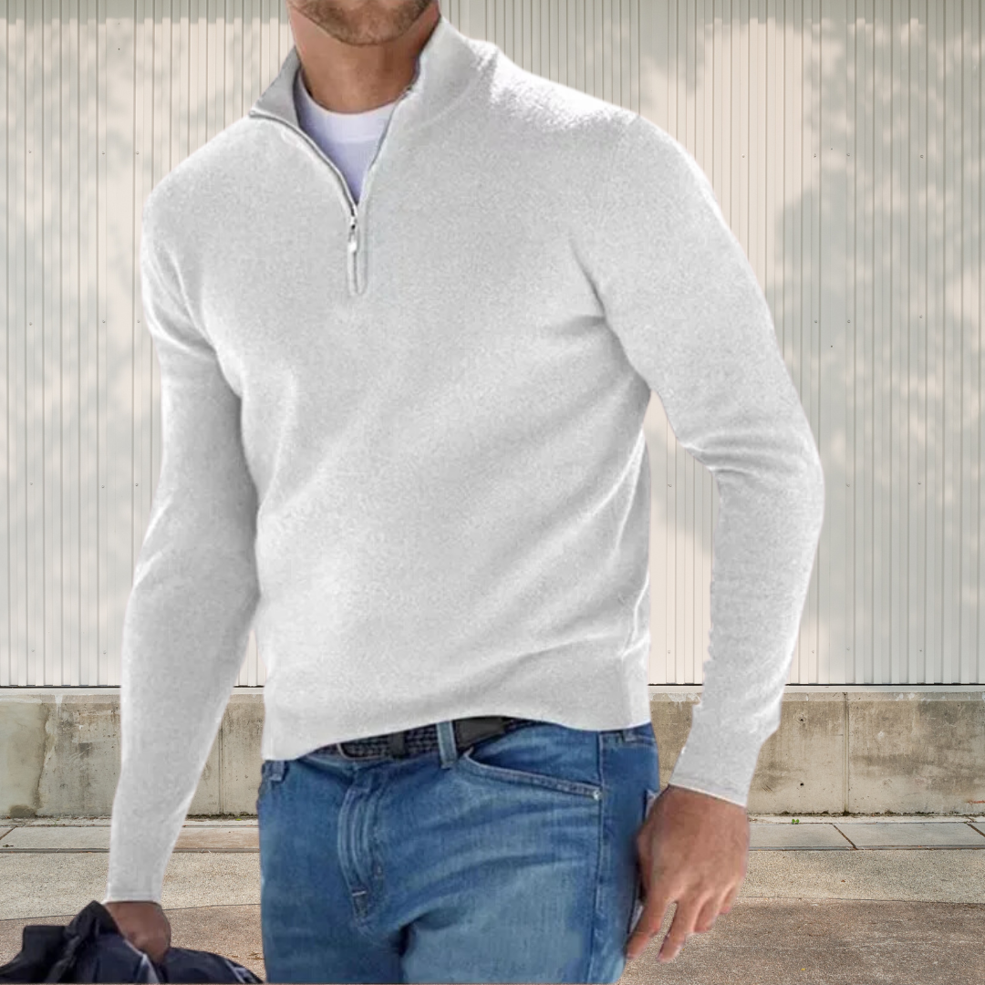 Weicher, warmer und vielseitiger Fudus Halbzip-Pullover