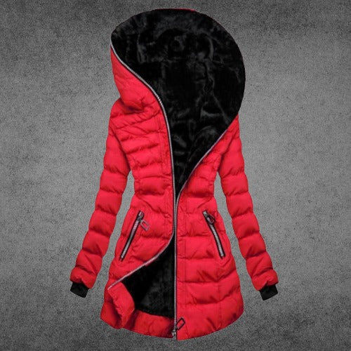Warme, elegante Damen-Winterjacke