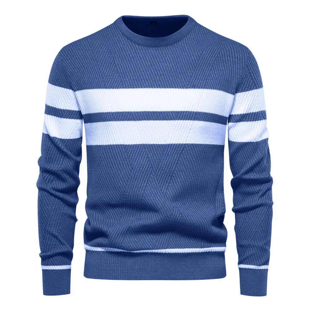 Herrenpullover gestrickt - Kiefernmuster