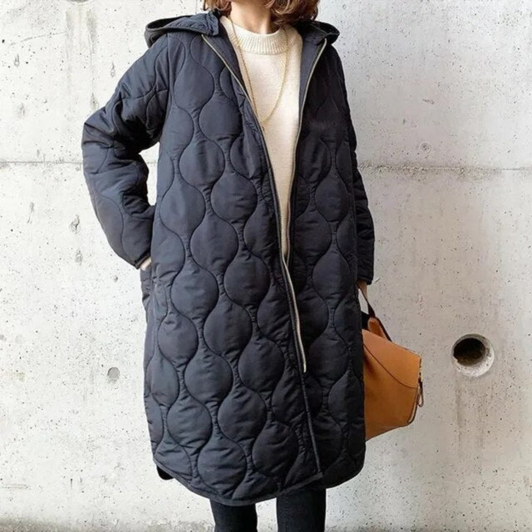 Xydelle Damen Steppjacke mit Reißverschluss