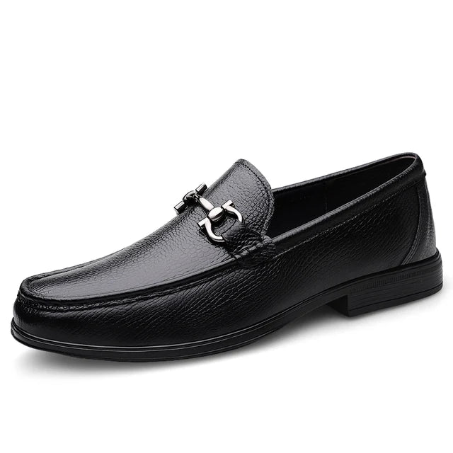 Italienische Slipper Herren Leder