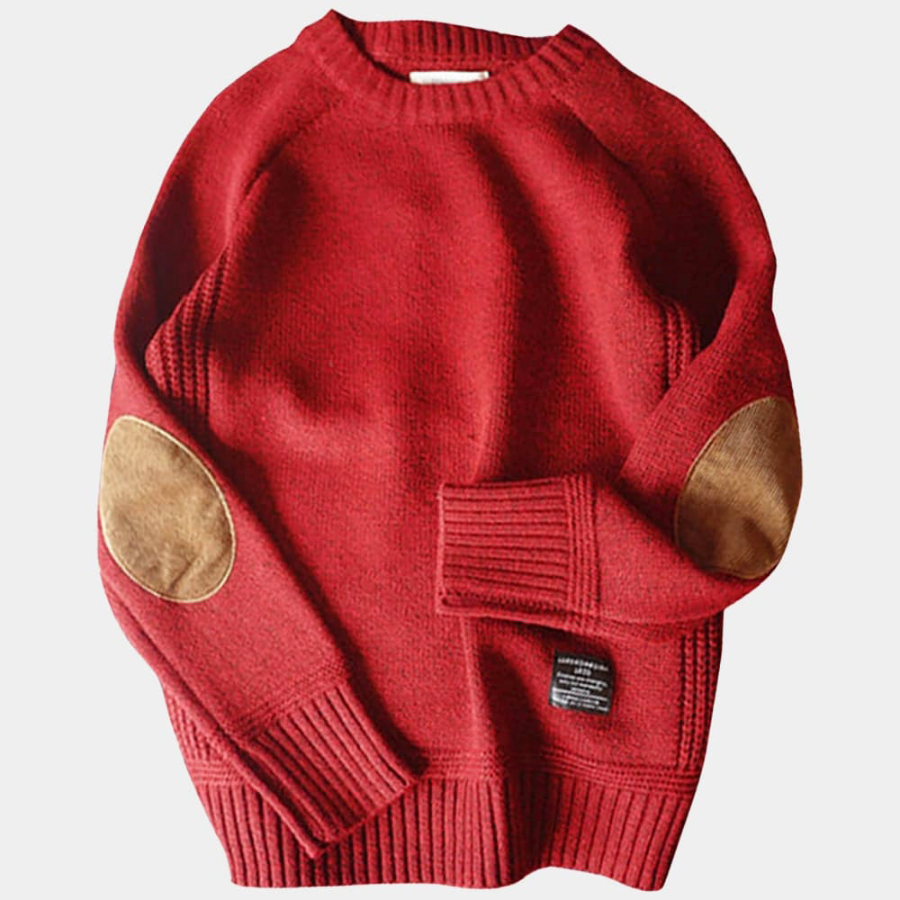 Weicher Langarm-Pullover für Herren im Winter