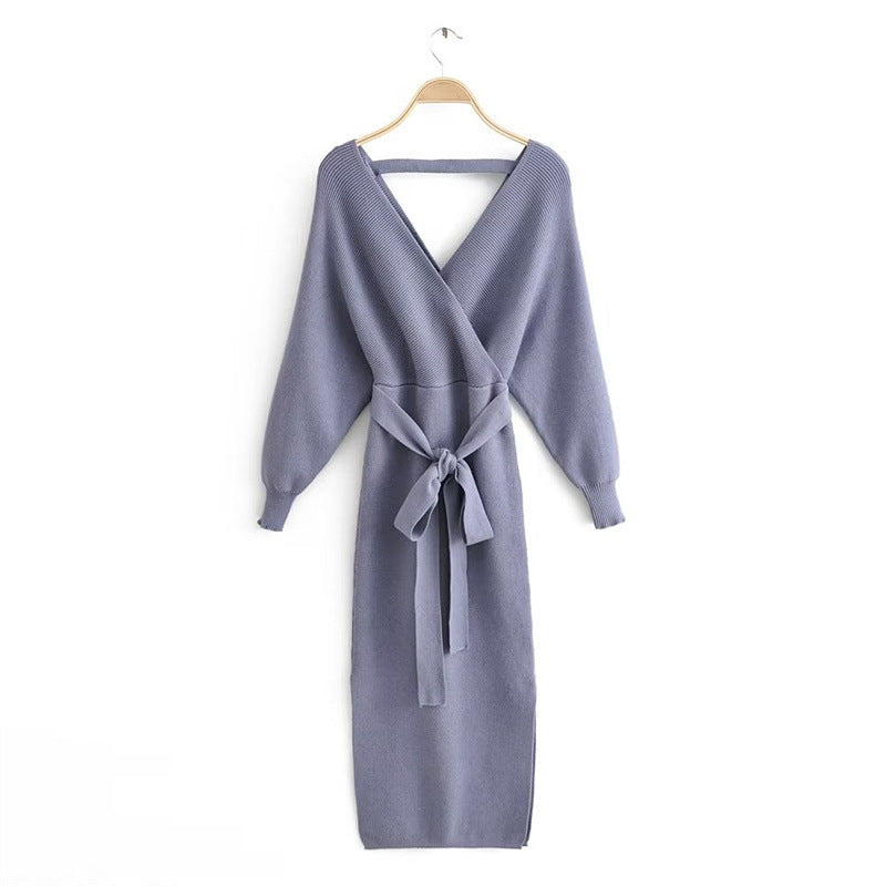 Women's Wrap Knit Dress MODEGEIST