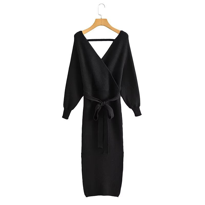 Women's Wrap Knit Dress MODEGEIST